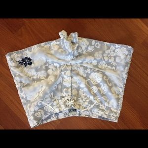 Op shorts with sheer overlay